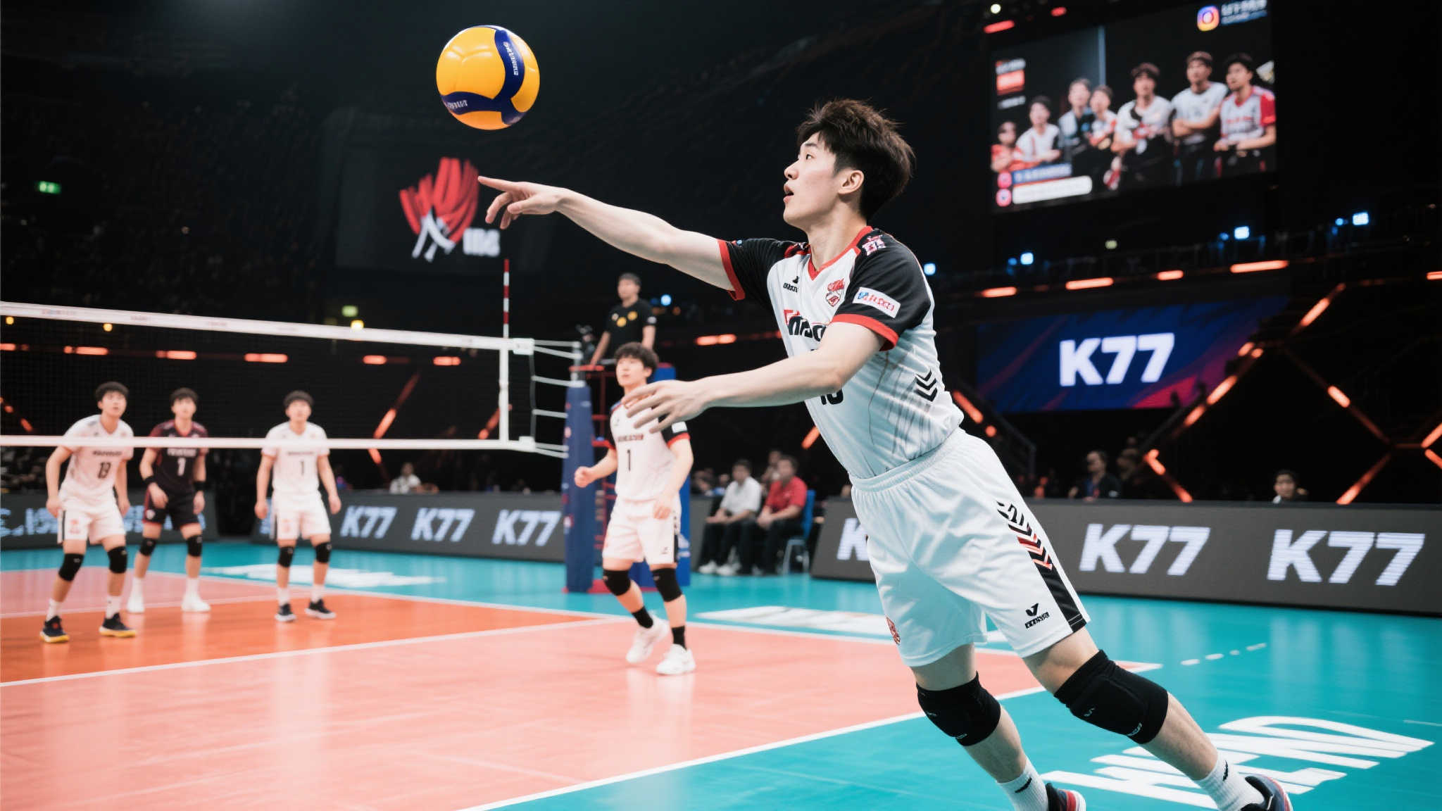 尤其值得注意的是，该轮赛事中K77凭借关键进攻帮助